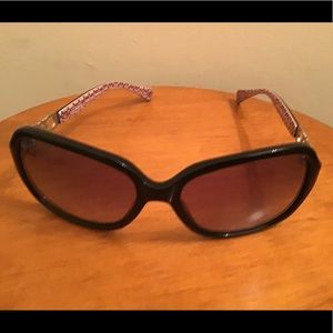 ☀️Coach black sunglasses with case 🕶 EUC ☀️